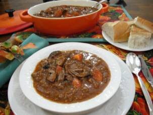Venison and Wild Mushroom Stew